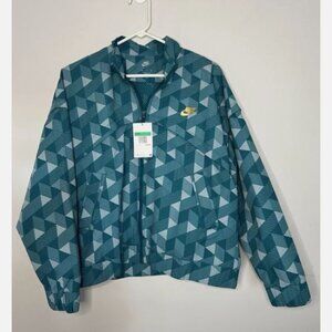 Nike Serena Williams Design Crew Tennis Jacket Turquoise Women’s Size XL